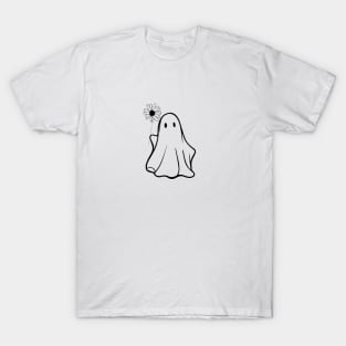 ghost with flowers T-Shirt